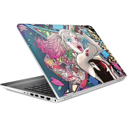 DC Comics Harley Quinn Action Pose HP Pavilion Skin